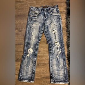 Rock Revival Men's Baxter Straight-fit jeans(30)